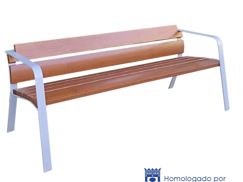 Banco madera modelo Anillo Verde 3 m