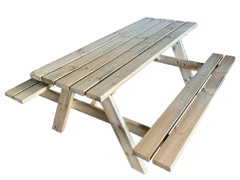Mesa tipo picnic