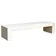 Banco modelo Lin prefabricado de hormigón acabado blanco/gris liso 2060x650x450 mm