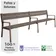 Banco modelo «Natur» WPC de madera plástica reciclada de 3,00 m