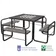 Mesa de ajedrez material reciclado