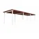 Pérgola de acero inoxidable y aluminio 6x3 m