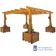 Pérgola Royal con jardineras - abeto 6x6 M
