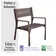 Banco modelo «Natur» WPC de madera plástica reciclada de 0,60 m