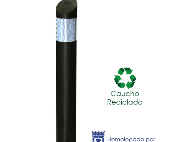 Bolardo Alo caucho H=75 cm