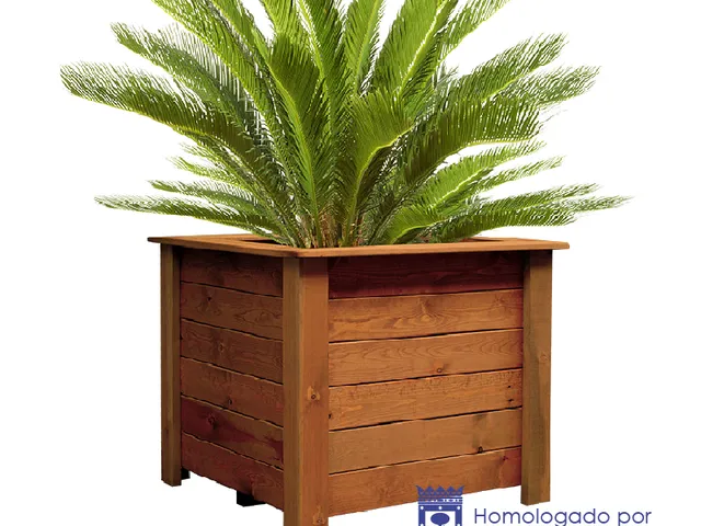 Jardinera de madera 850 x 850 x 750