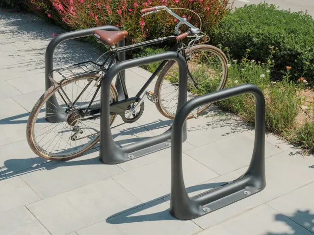 Aparcabicicletas universal material reciclado